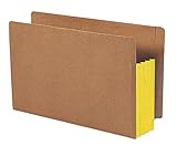 Smead End Tab Pocket, Reinforced Straight-Cut Tab, 3-1/2