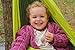 Kondor Gear Portable Lightweight Kids Parachute Hammock Swing Bed or Gear Sling for Indoor and Outdoor Camping,Travel,Beach,Yard, Perfect Small Size for Boys,Girls,Toddlers, with Tree Straps