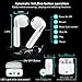 Wireless Earbuds,Bluetooth Earbuds Wireless Earphones Noise Cancelling with Mic Charging Case,Sport Running Mini True Stereo Earbuds Bluetooth Compatible Android Samsung Huawei Phones X 8 7