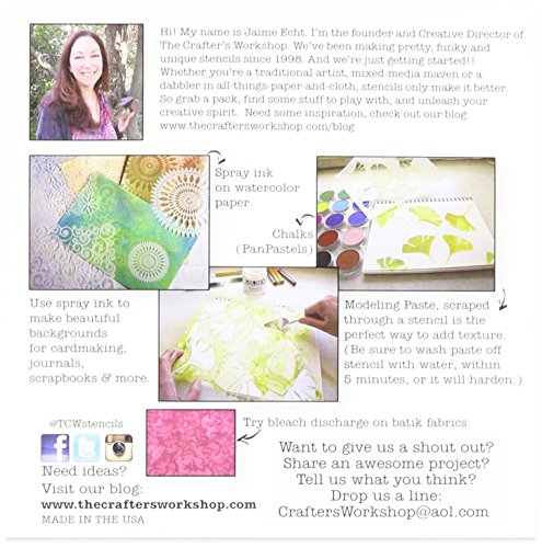 Crafter's Workshop Templates 6"X6"-Mexican Skull