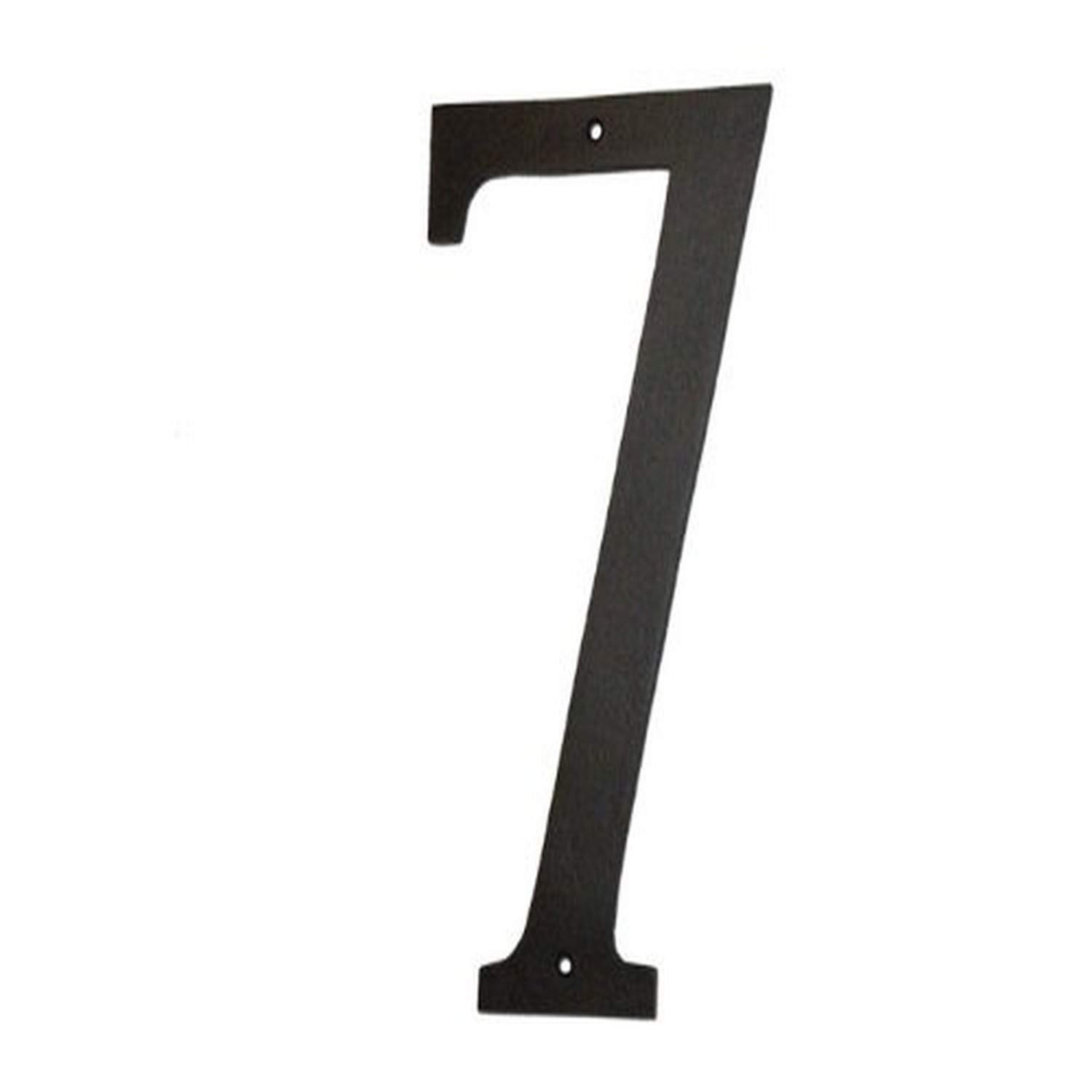 Montague Metal Products Standard Font Individual House Number, 7, 12-Inch