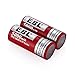 EBL Pack of 4 5000mAh 3.7 Volt 26650 Battery Rechargeable Li-ion High Drain Battery for Flashlight