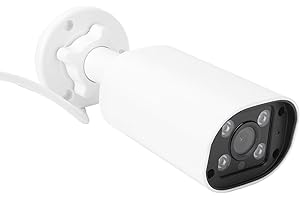 GOWENIC 4MP Surveillance Camera, AI Human Detection 30m Night Vision IP66 Weatherproof PoE Security Camera with H.265 Encodin