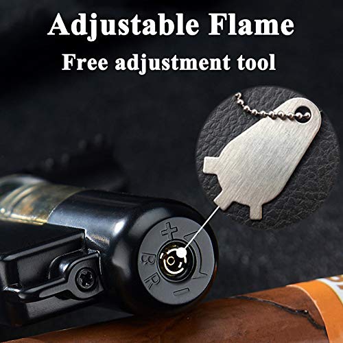 Firestyle Torch Lighters,Metal Butane Lighters with Key Ring and