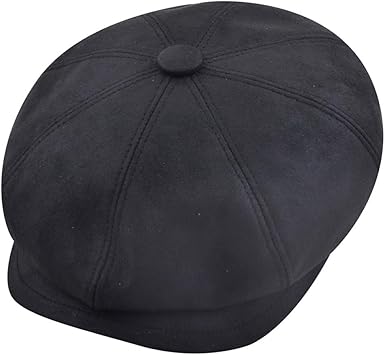leather newsboy cap uk