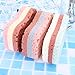 Chinco 3 Pieces Bath Sponge Shower Sponge Soothing Body Sponge for Cleaning Exfoliating