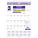 AT-A-GLANCE Academic Wall Calendar, July 2017 - June 2018, 12