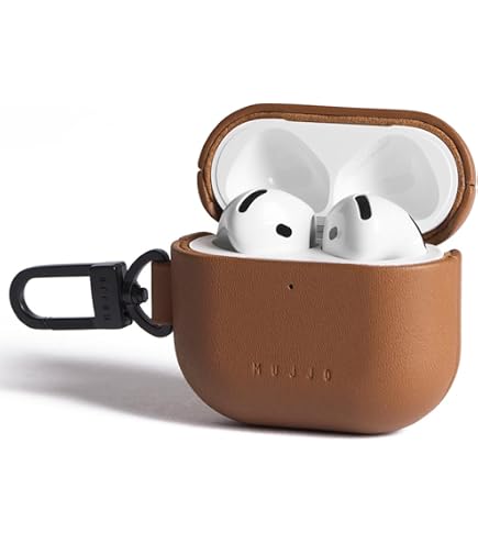 Apple AirPods Pro 本体 左耳 ブラウンケース付き Amazon.com: Mujjo Leather Case for AirPods Pro (2nd Gen