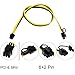 S-Union Ethereum ETH ZEC Mining Power Supply 12V GPU/PSU Breakout Board + 9pcs 16AWG PCI-E 6Pin to 6+2Pin Cables (27.5Inch), Power Adapter Board for HP 1200w/750w GPU (with 5 NylonTies)