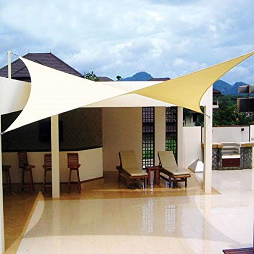9.8'x13' Rectangle Sun Shade Sail UV Top Cover Outdoor Canopy Patio Lawn New