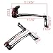 Set Brake Arm Peg Pedal with Front Rear Shift Levers Shifter Pegs For 2008-2013 Harley Touring FLH FLT