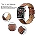 Benuo Leather Band For Apple Watch Series 3, Benuo [Vintage Series] Premium Genuine Leather Strap, Classic Replacement with Secure Buckle, Adapter for iWatch Series 3/ 2/ 1/Edition/Sport 38mm