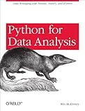 Python for Data Analysis: Data Wrangling with Pandas, NumPy, and IPython cover