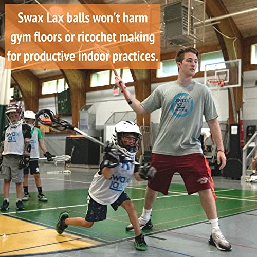 SWAX LAX Lacrosse Training Ball Indoor Outdoor Practice Less Bounce