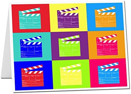 Movie Clapboard Pop Art Stationery Set