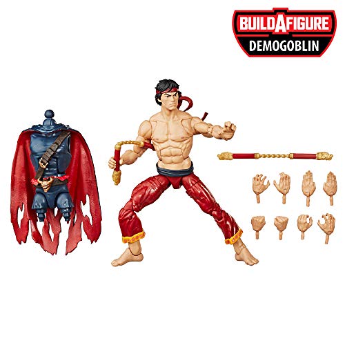 Hasbro Marvel Spider-Man Legends Series 15 cm große Shang Chi Action-Figur, mit Build-A-Figure Element und Accessoires – Bild 3