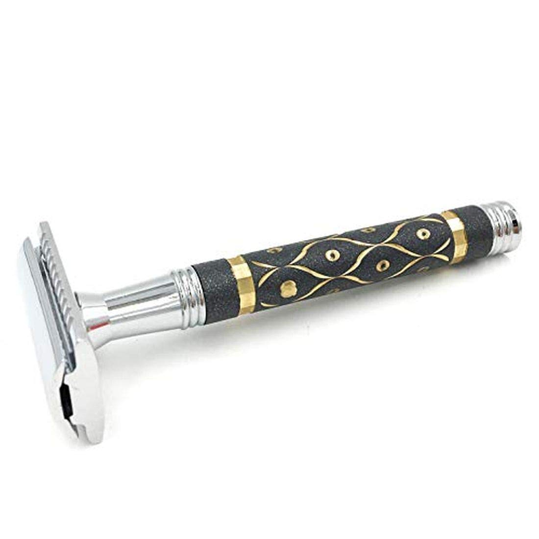 Parker 65R Super Heavyweight Double Edge Safety Razor & 5 Premium