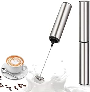 Máquina De Espuma Eléctrica Recargable Portátil De Espuma De Leche Con