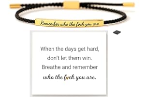 LIU JUN Let Them Bracelet for Women, Adjustable Braided Stainless Steel Engraving Inspirational Let Them Bracelet Gifts Jewelry