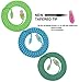 NEWLY DESIGNED High Quality - 6ft(2m) Braided Nylon Lightning Charging Cables for Apple iPhone 5 5C 5S, iPhone 6 6 Plus, iPad 4 Mini, iPod Touch 5/Nano 7, 8 pin to USB - 3pack(green-teal-blue)