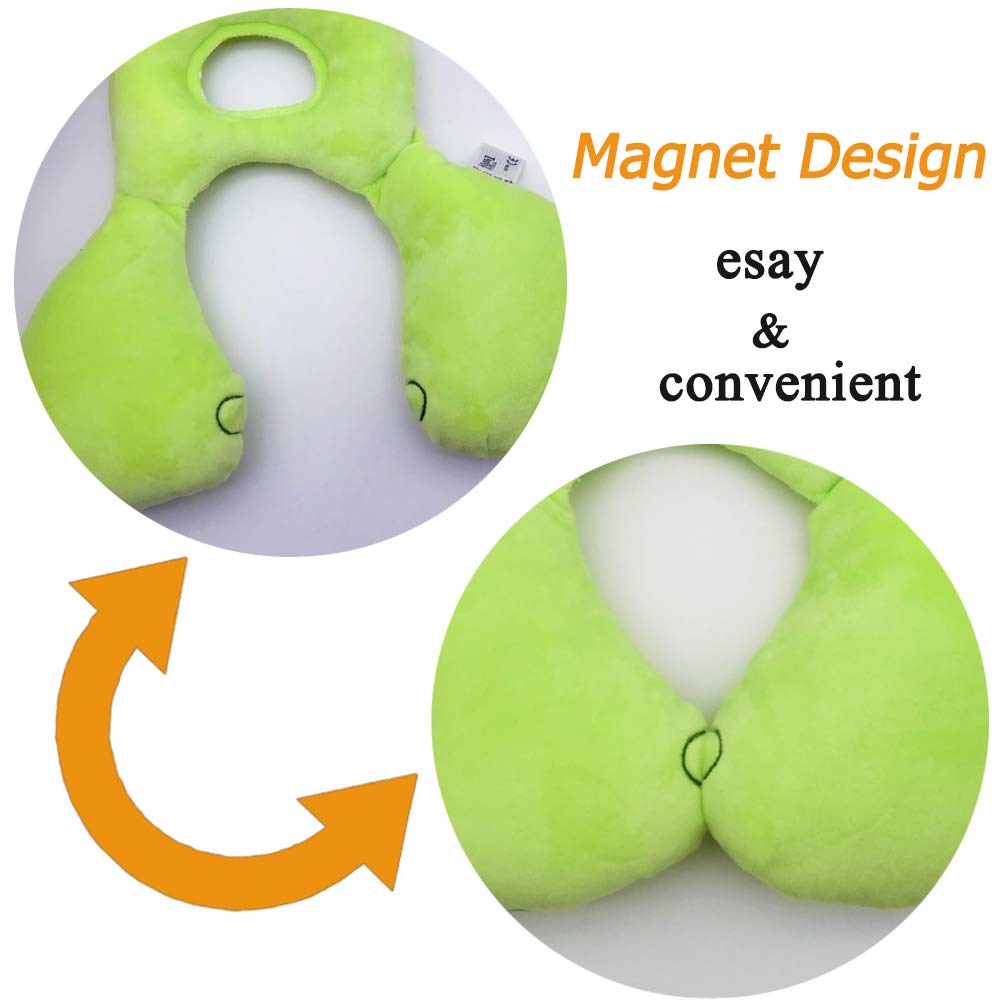 Bebe Support De Cou Et Cale Tete Oreiller De Voyage Pour Enfant Support De Tete De Voiture Pour Siege Dauto Bebe Cale Tete Oreille Coussin Enfants En Bas Age Repose Tete Cale Tetes Talla Sieges