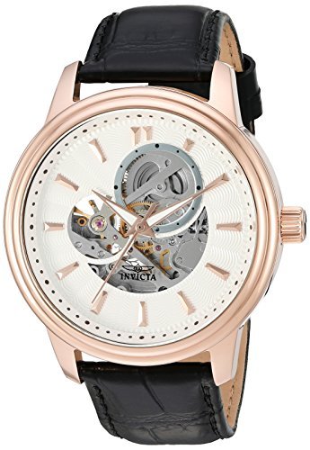 Invicta Men's 22579 Vintage Analog Display Automatic Self Wind Black/Rose/Silver Watch