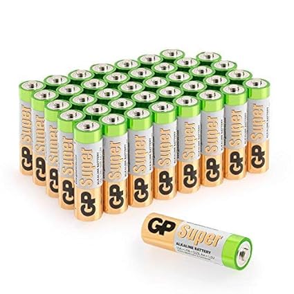 Batterien AA Mignon Super Alkaline Vorratspack 40 Stück [Markenprodukt GP Batteries]