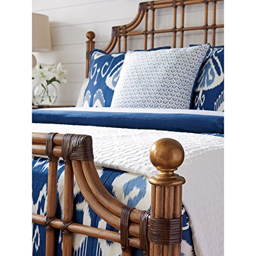 Tommy Bahama Twin Palms St. Kitts Rattan Bed in Brown The Home