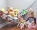MiniOwls Toy Hammock Organizer Plush Toy Storage for Baby/Nursery or Bed Room. Fits All Décor. Corner Wall Display Shelf. Fits 30-40 Teddies (Gray, X-Large)