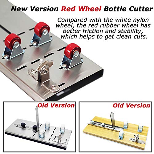 Bottle Cutter Kit, Stainless Steel Glass Cutting Kit Bottle Cutting Machine for Cutting Wine, Beer, Liquor, Whiskey Bottles