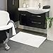 Vdomus High Absorbent Bathroom Rug Mat - Plush Non-Slip Bath Mats for Bathroom Floor, Tub, and Shower - Soft and Extra Thick Toilet Rugs - White, 39'' X 22''