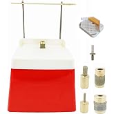 Portable Stained Glass Grinder Machine,Stained Glass Making Tools 110V 65W Glass Diamond Ceramics Art Glass DIY Bench Grinder Tool Machine with 5PCS Grinder Bits