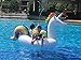 NAKORNO Inflatable Unicorn Pool Float, Funny Pool Party Toys Giant Pool Floats for Adults Kids, Outdoor Vacation Beach Loungers Lake Ride-ons River Raft, 108 x 55 x 48 inches