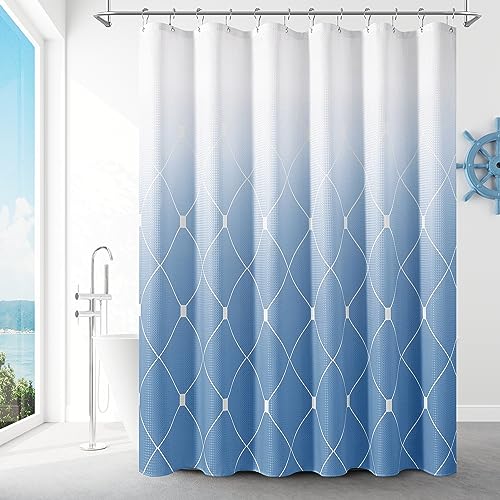 SPWIY Modern Geometric Shower Curtain