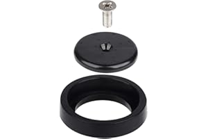 KWODE Pre-Rinse Spray Valve Repair Kit for All Commercial Sink Sprayer Spray Face Bumper and Screw Repair Part Black