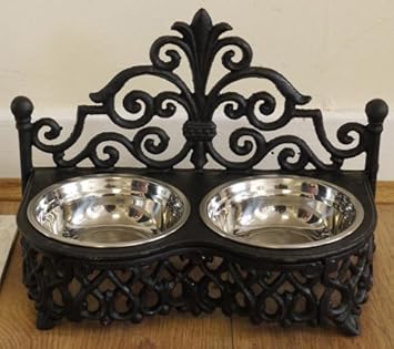 cast iron dog bowl