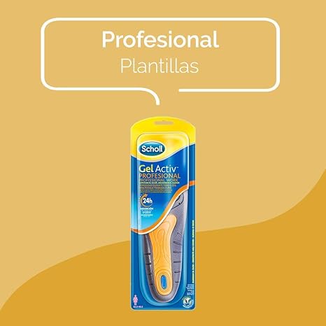 Scholl Plantillas Gel Activ Profesional para hombre, para calzado ...