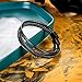 murtoo Womens Bracelets Braided Leather, Multilayer Genuine Leather Bracelet for Women Perfect Gift (Black 7.7
