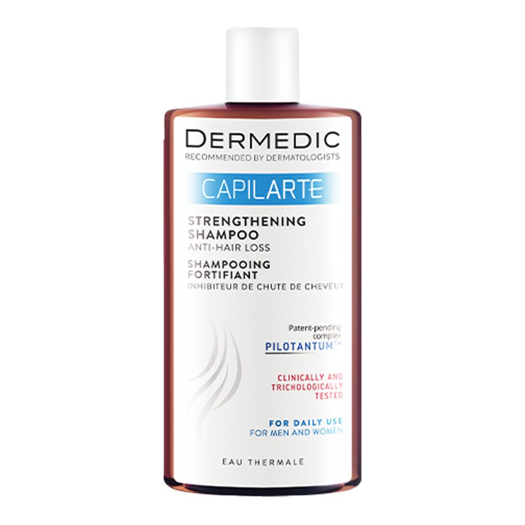 DERMENA CAPILARTE Strengthening Hair Loss Shampoo 300 ml, Unisex, Adults with Hair Loss