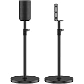 Height Adjustable Floor Speaker Stands Pair for Sony SA-RS5 Speaker Stands - Heavy-Duty Surround Sound Speaker Stand for Sony SA-RS5 Wireless Rear Speaker Stands with Cable Management (Stand Only)