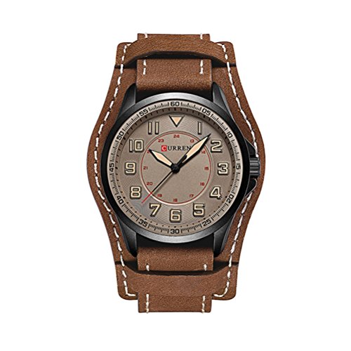 CURREN 8279 Top Brand Luxury Reloj Relojes de Pulsera de Cuero Ocasionales de la Nueva Manera de los Hombres