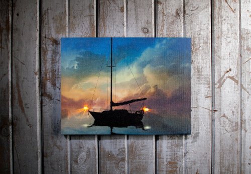 Ohio Wholesale Radiance Lighted Canvas Wall Art, Light to Guide you, from our Inspirational Collection