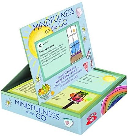 Mindfulness on the Go: Includes 52 cards and a 64-page illustrated book, all in a flip-top box with an easel to display your mindfulness cards