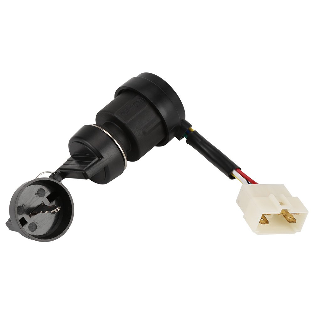 5 Wires Ignition Start Key Switch Boat Ignition Key Switch Tractor Ignition Key Switch Durable for 2KW 5KW 186 Gasoline Generator Accessories