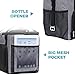 Lifewit Soft Cooler Bag Insulated Lunch Bag Box Soft Cooling Tote with 2 Ice Packs Grey