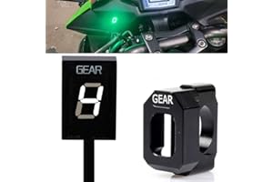 GENERIC 1-6 Speed LED Digital Gear Indicator Display Meter Waterproof for Kawasaki ER6N Z1000 SX Ninja 400 650 Z800 Z750 Versys 650 Z650 W800 Ninja 300 Vulcan