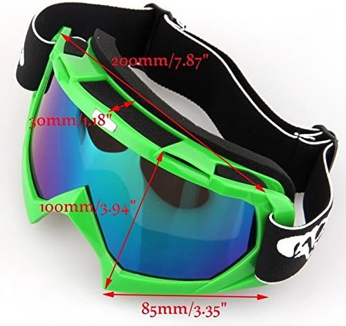 Motorcycle Racing Glasses Outdoor Motocross Sports Bike Riding Protective Eyewear Sun UV-Protection Color Lens Goggles