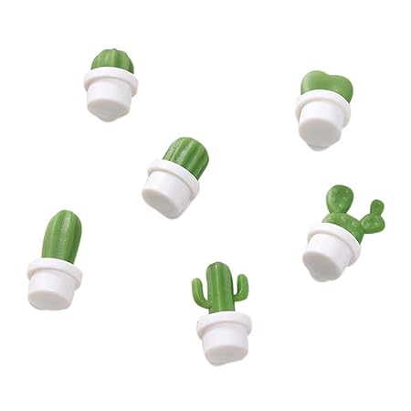 Kimballkq 6 Unids/Set Mini Imanes de Nevera Lindo Cactus Suculenta ...