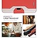 FYY Leather Case with Mirror for iPhone 6S/iPhone 6, Leather Wallet Flip Folio Case with Mirror and Wrist Strap for iPhone 6S/iPhone 6 Red