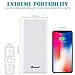 Power Bank 30000mAh, BONAI (Huge Capacity)(Flashlight)(Outdoor) 5.6A Output External Battery Pack, Polymer Fast Portable Charger Compatible iPhone Xs Max iPad Tablet Samsung Android with Cable-White